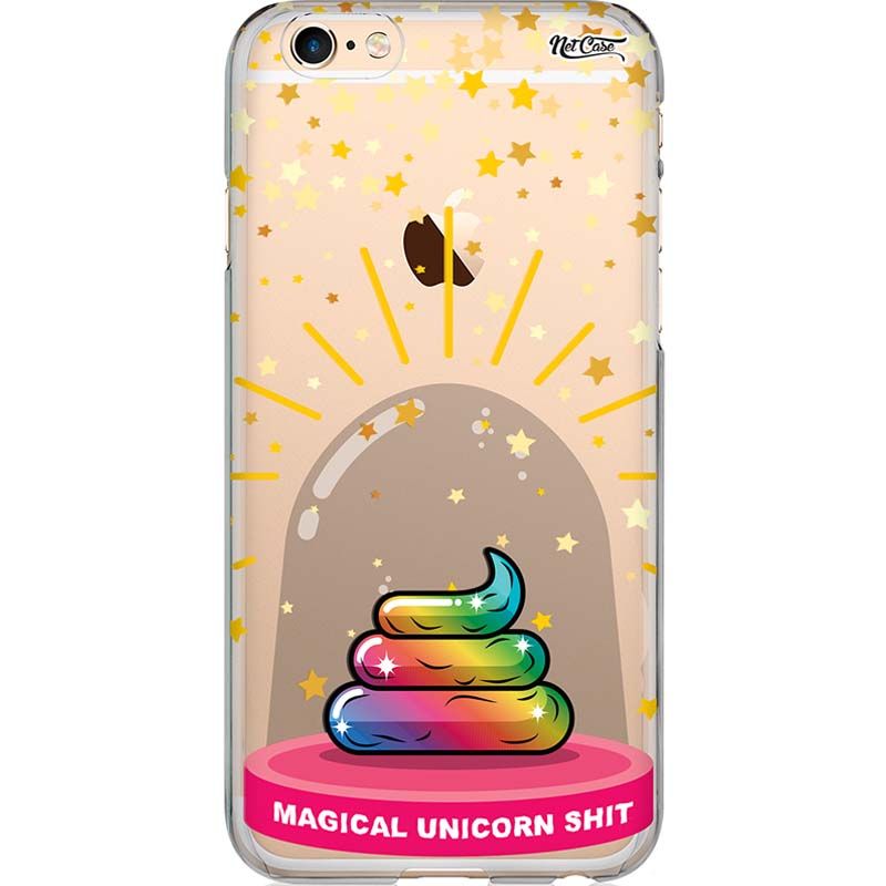 Capa Silicone NetCase Transparente Magical Unicorn S*