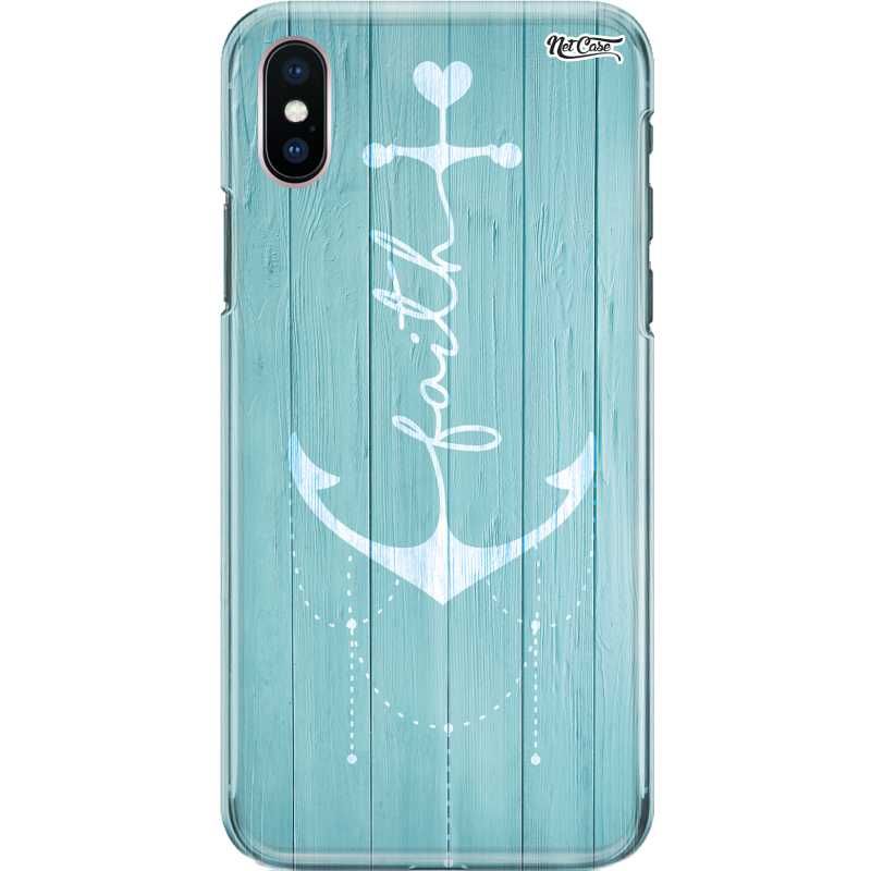 Capa Silicone NetCase Chapada Madeira Âncora Faith