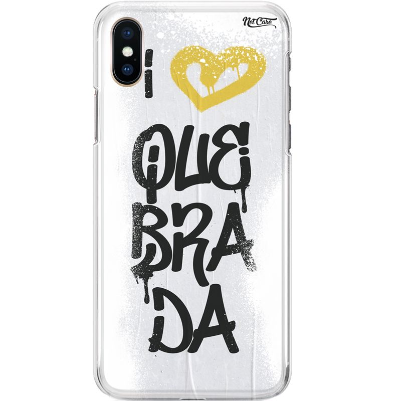 Capa Silicone NetCase Chapada I Love Quebrada