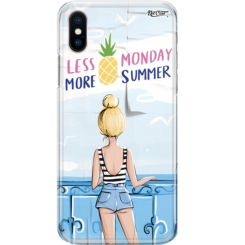 Capa Silicone NetCase Chapada Less Monday, More Summer