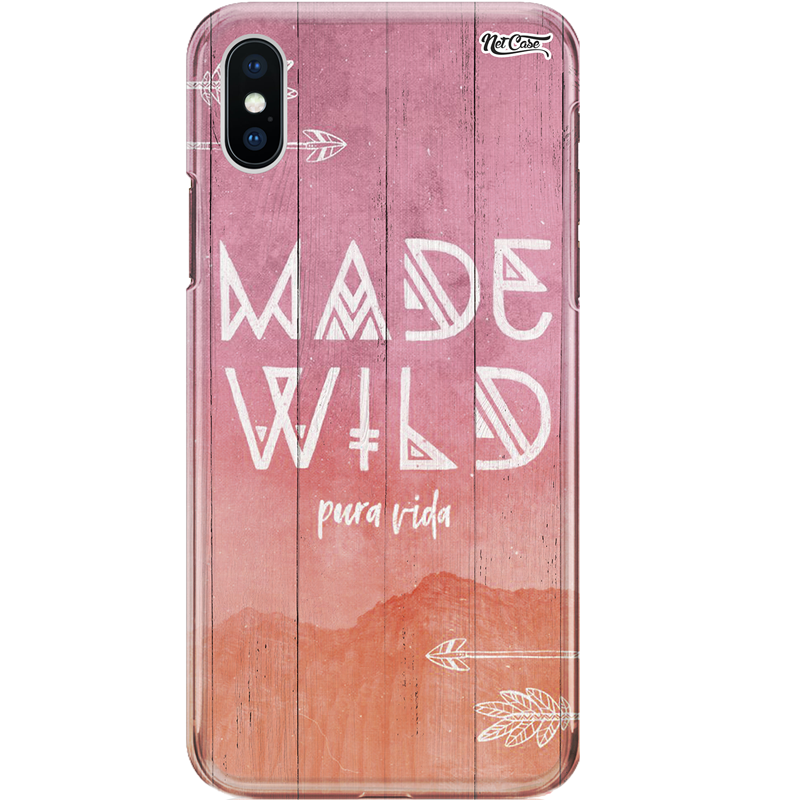 Capa Silicone NetCase Chapada Madeira Made Wild para vida