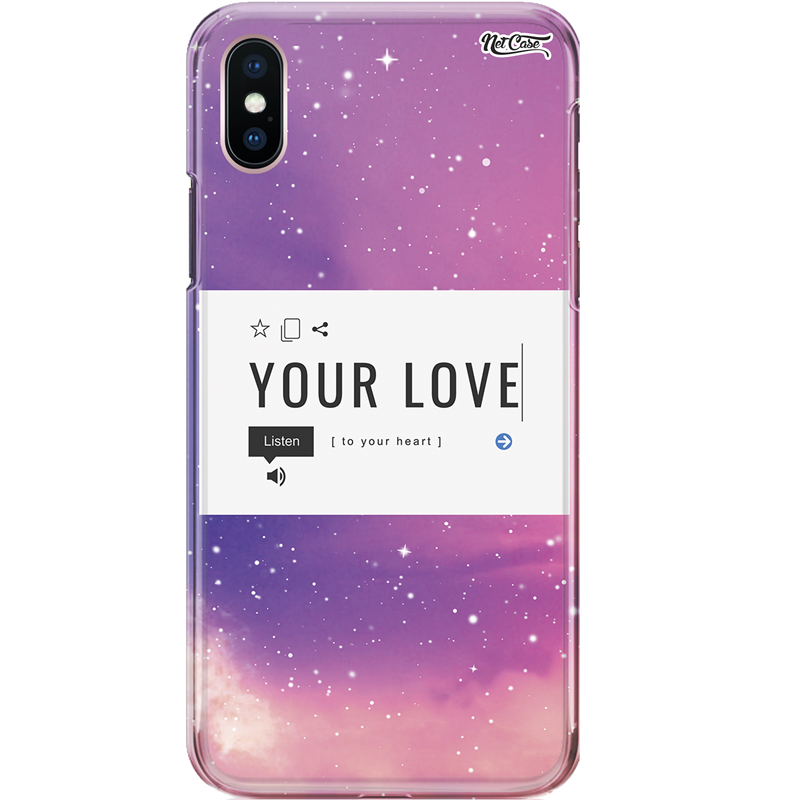 Capa Silicone NetCase Chapada Your Love: Listen [to Your Heart]