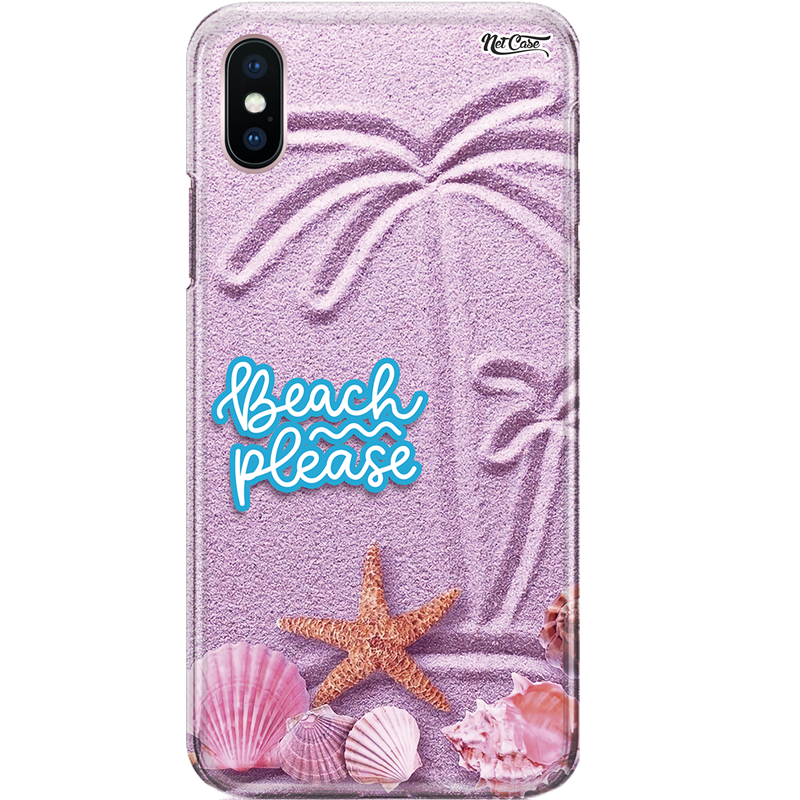 Capa Silicone NetCase Chapada Lilac Sand: Beach Please