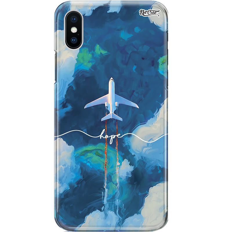 Capa Silicone NetCase Chapada Pintura Avião: Hope