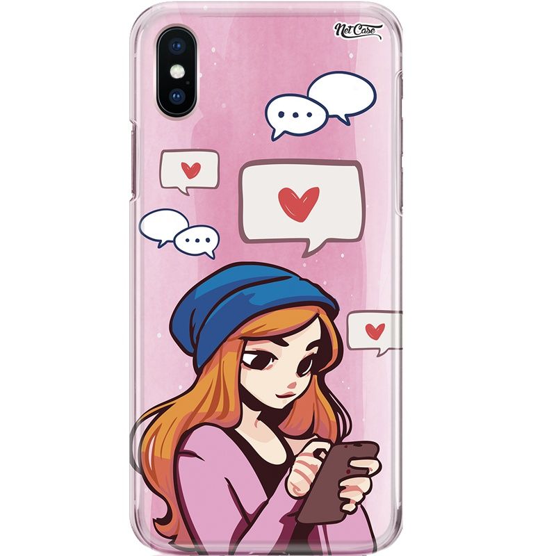 Capa Silicone NetCase Chapada Cartoon Girl