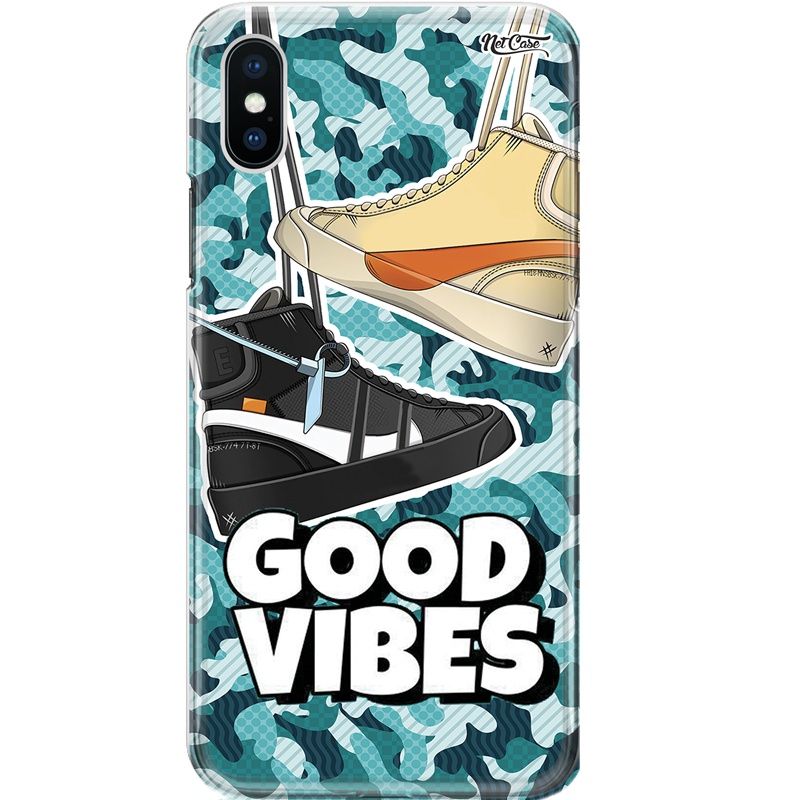 Capa Silicone NetCase Chapada Camuflada Sneakers: Good Vibes