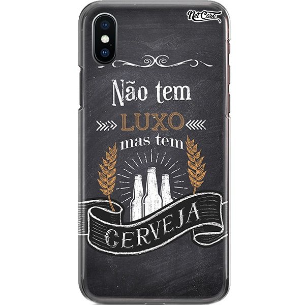 Capa Silicone NetCase Chapada Não Tem Luxo, Mas Tem Cerveja