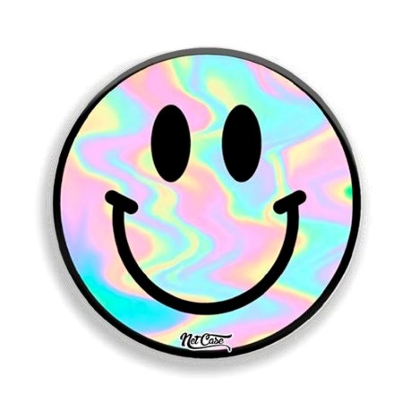 Suporte Pop Socket Netcase - Holographic Effect Smile 