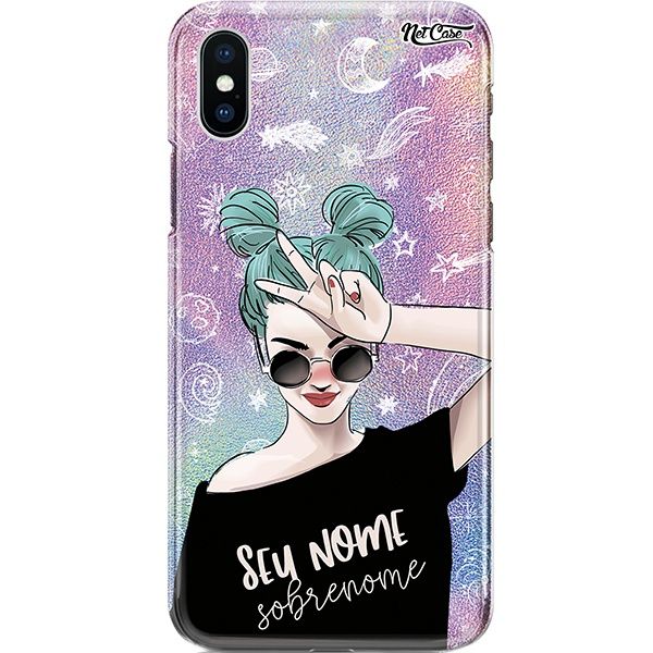 Capa Silicone NetCase Chapada Nome Green Haired Girl