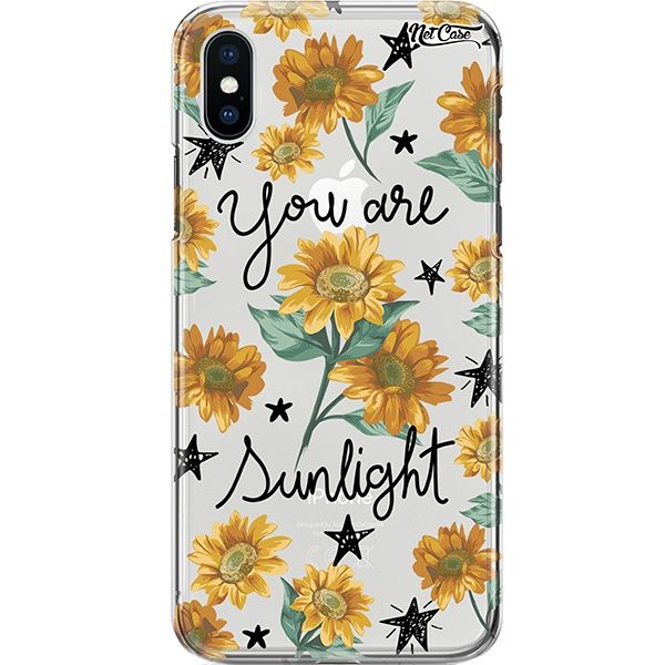 Capa Silicone NetCase Transparente You Are Sunlight