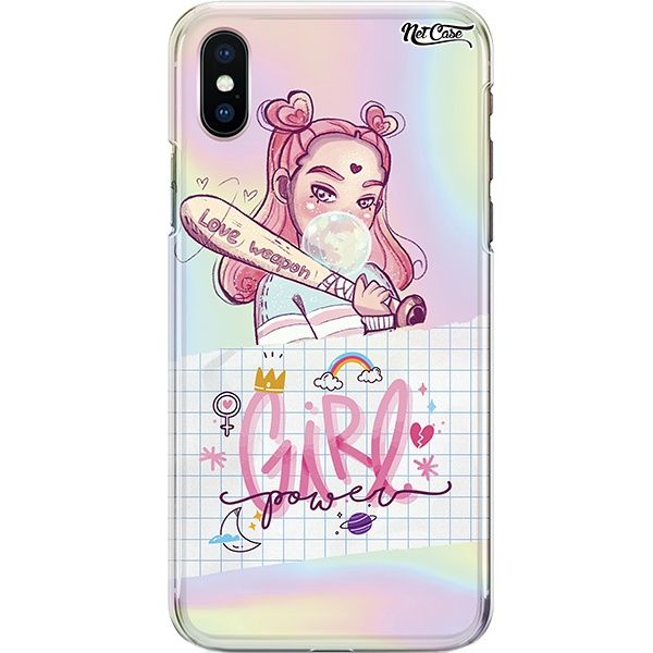 Capa Silicone NetCase Chapada Love Weapon: Girl Power