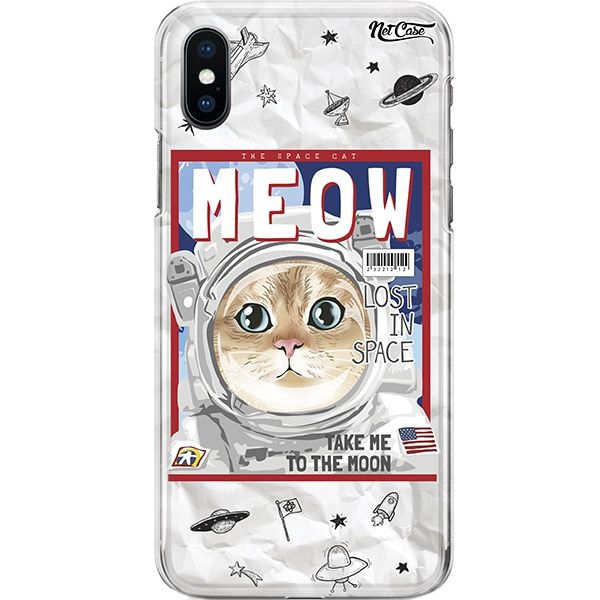 Capa Silicone NetCase Chapada Meow: Lost in Space