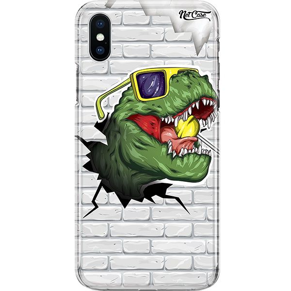 Capa Silicone NetCase Chapada Dinosaur Wall