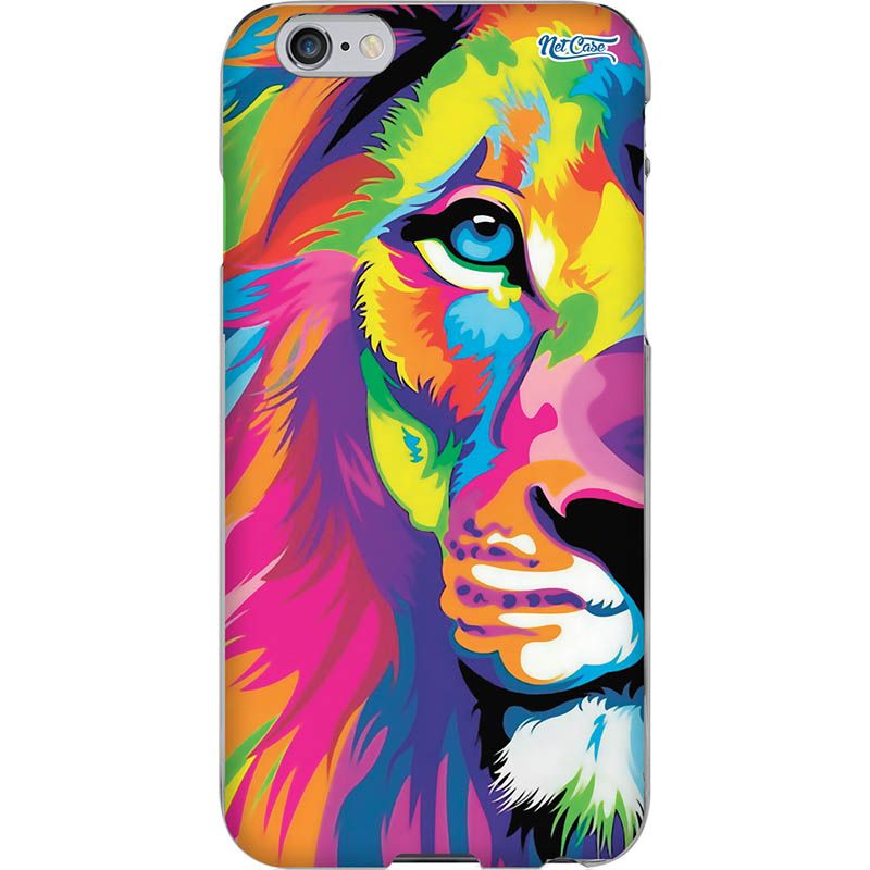 Capa Silicone NetCase Chapada Lion Colors Palette