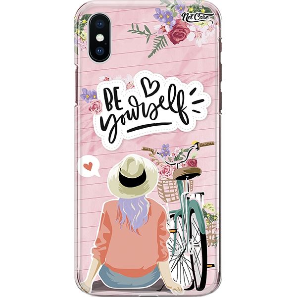 Capa Silicone NetCase Chapada Bicycle Girl: Be Yourself