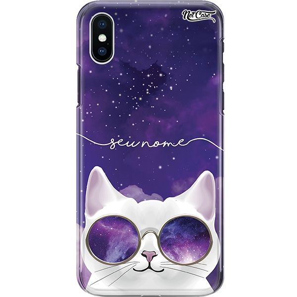 Capa Silicone NetCase Chapada Nome Galaxy Cat