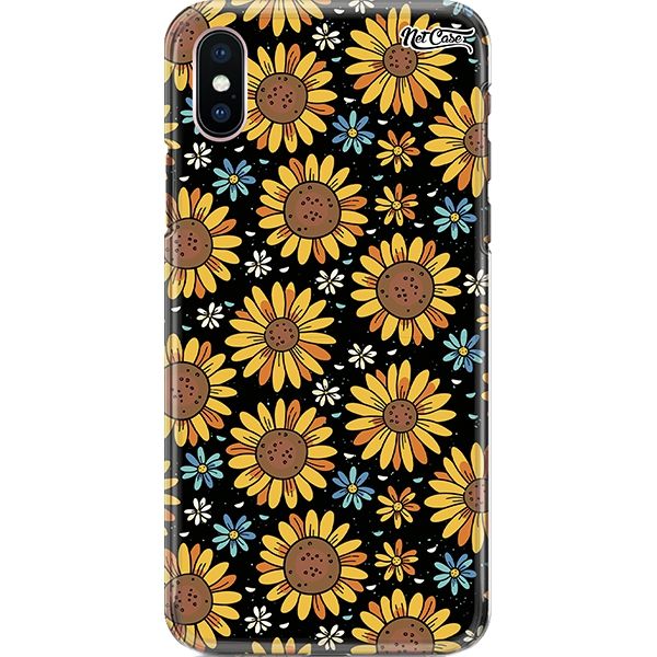 Capa Silicone NetCase Chapada Daisies and Florets