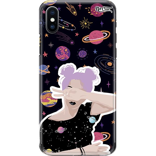 Capa Silicone NetCase Chapada Garota Planetas do Universo