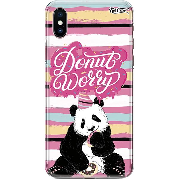 Capa Silicone NetCase Chapada Panda: Donut Worry