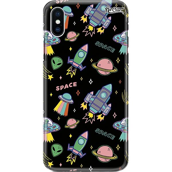 Capa Silicone NetCase Chapada Aliens e Foguetes