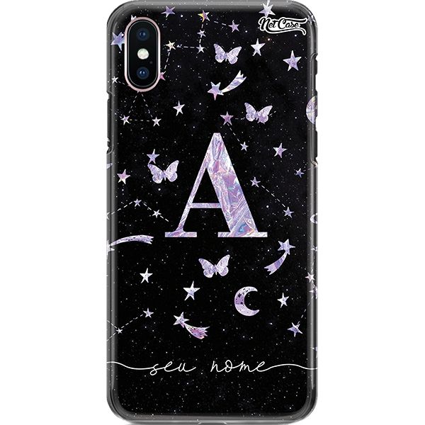 Capa Silicone NetCase Chapada Nome Crystal Butterflies from Space