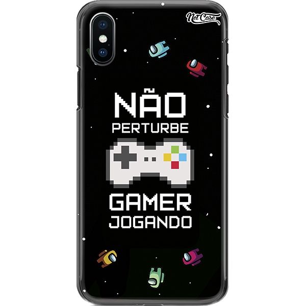 Capa Silicone NetCase Chapada Não Perturbe, Gamer Jogando