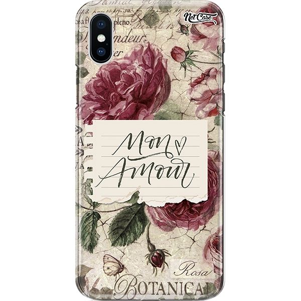 Capa Silicone NetCase Chapada Botanica: Mon Amour