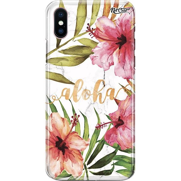 Capa Silicone NetCase Chapada Tropical Flowers Aloha