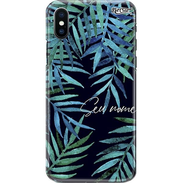 Capa Silicone NetCase Chapada Nome Palm Leaves