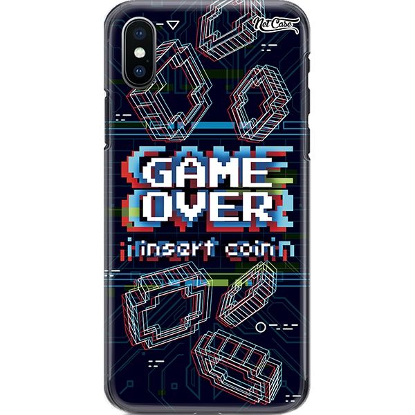 Capa Silicone NetCase Chapada Game Over Insert Coin