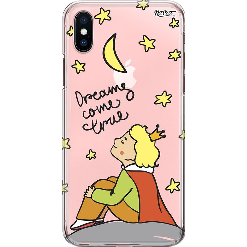 Capa Silicone NetCase Transparente P.P Dreams Come True