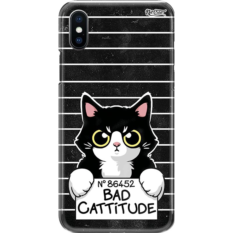 Capa Silicone NetCase Chapada Bad Cattitude