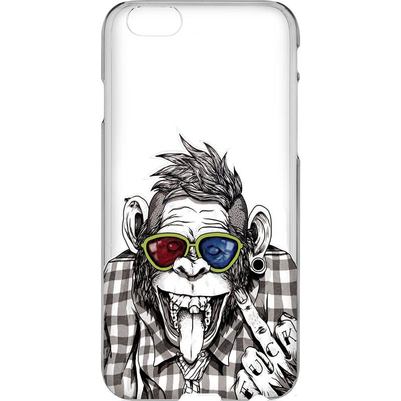 Capa Silicone NetCase Transparente Monkey F*