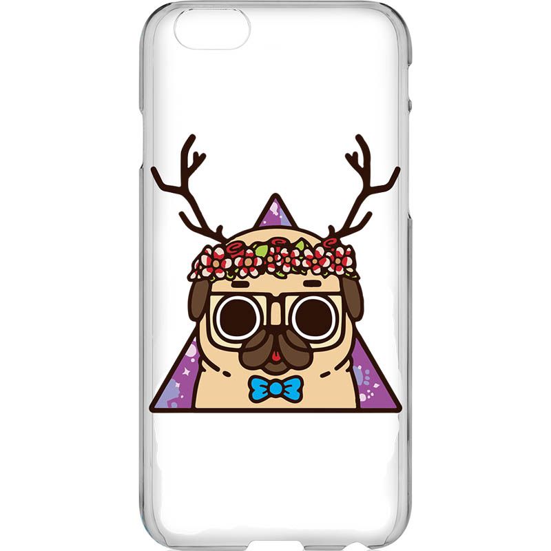 Capa Silicone NetCase Transparente Pug Rena