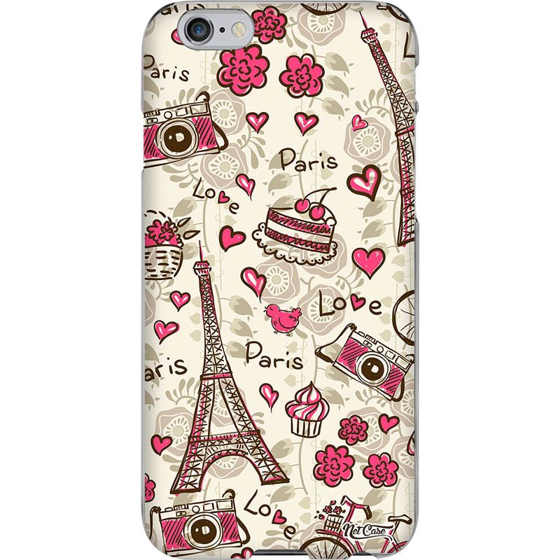 Capa Silicone NetCase Chapada Paris Love