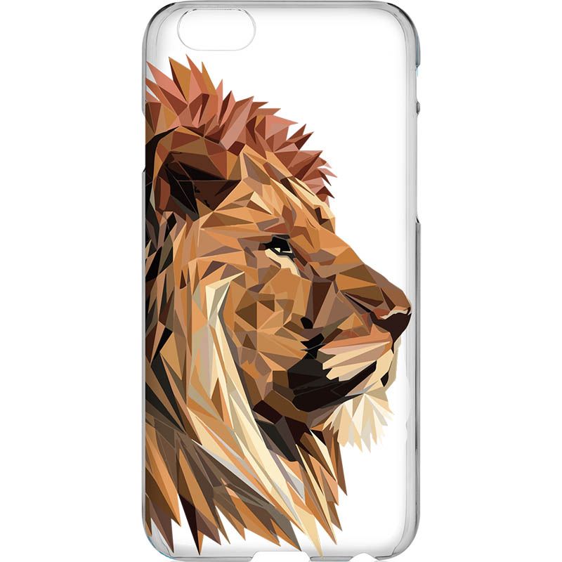 Capa Silicone NetCase Transparente Pixels Lion