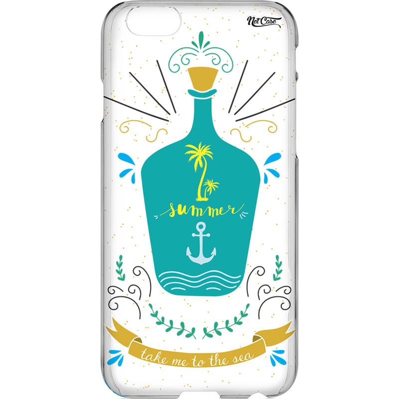 Capa Silicone NetCase Transparente Summer in a Bottle