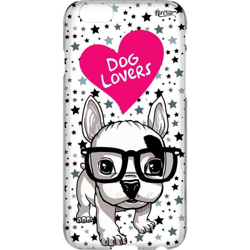 Capa Silicone NetCase Transparente Dog Lovers