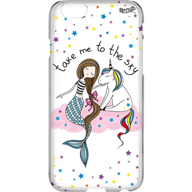 Capa Silicone NetCase Transparente Take Me to the Sky