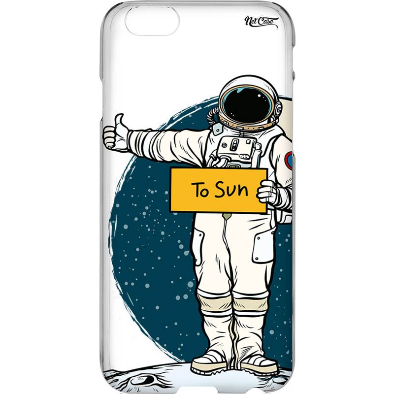 Capa Silicone NetCase Transparente Astronaut To Sun