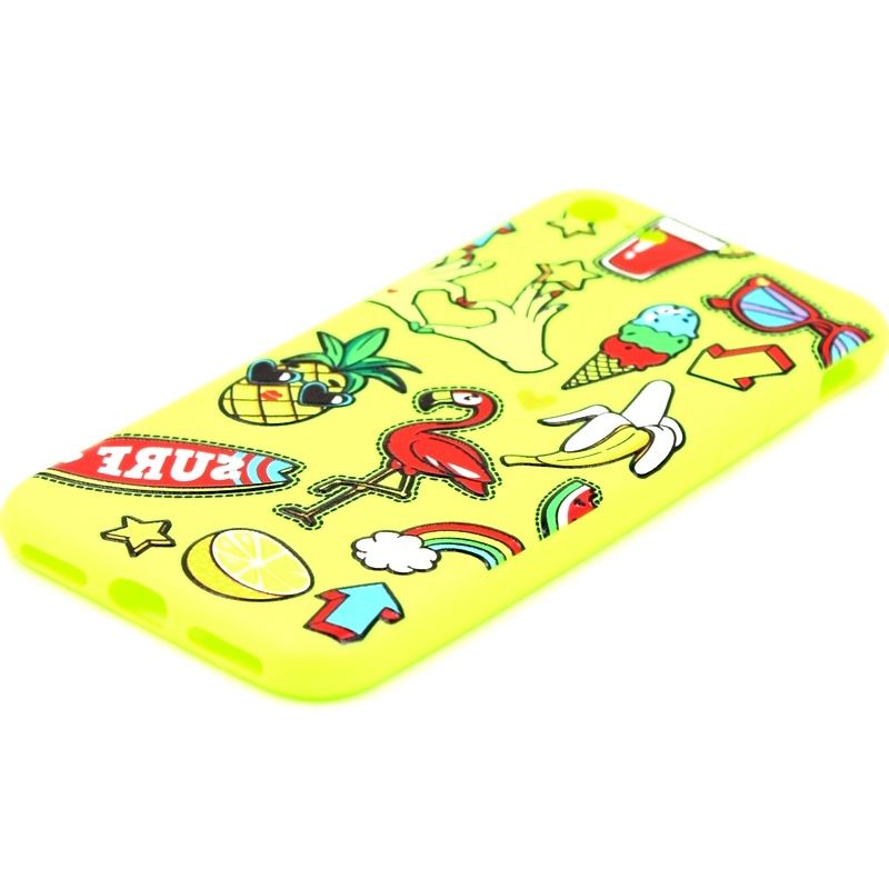 Capa Flamingo Color Summer Patch para IPhone 7G/8G - Amarelo