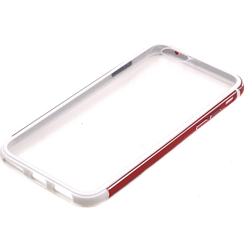 Capa Borda Aluminium - Vermelho c/ Branco