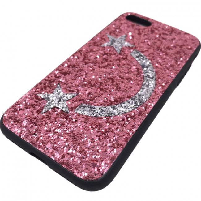 Capa Glitter Smile - Rosa