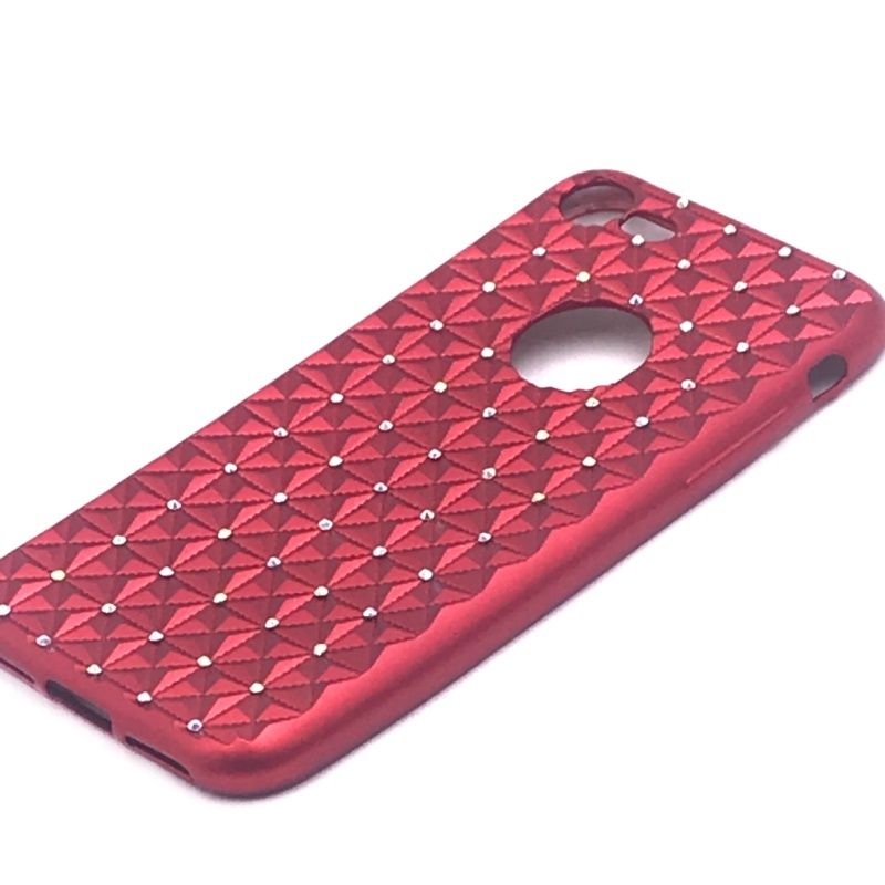 Capa Strass Cravejada Vermelho