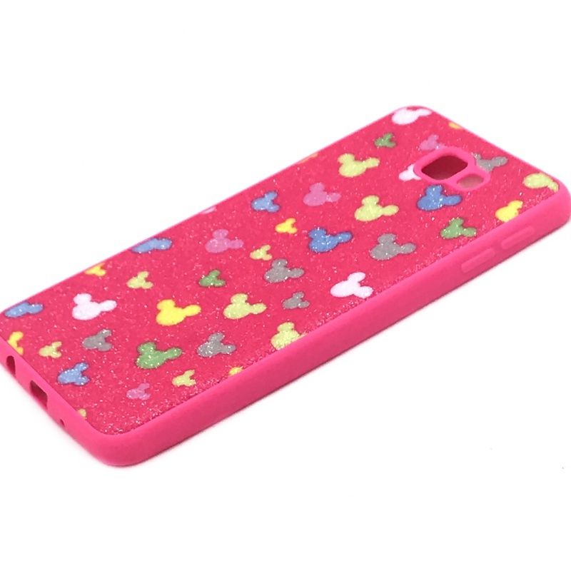 Capa Borracha Glitter - Mickey Pink