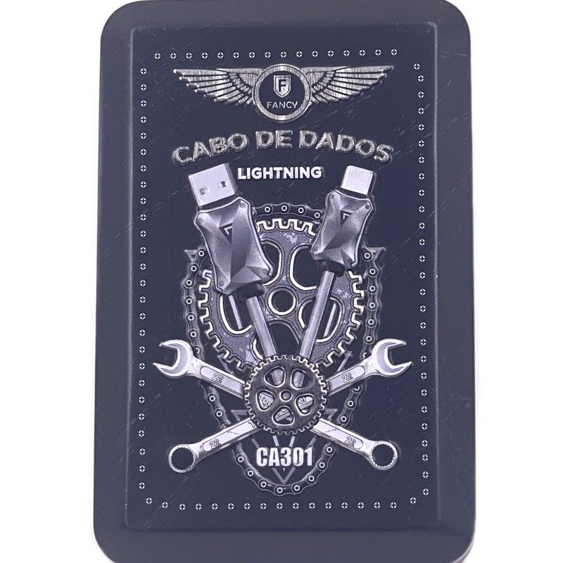 Cabo de Dados Fancy CA-301 - Para Usb Lightning - para IPhone/IPad/IPod 