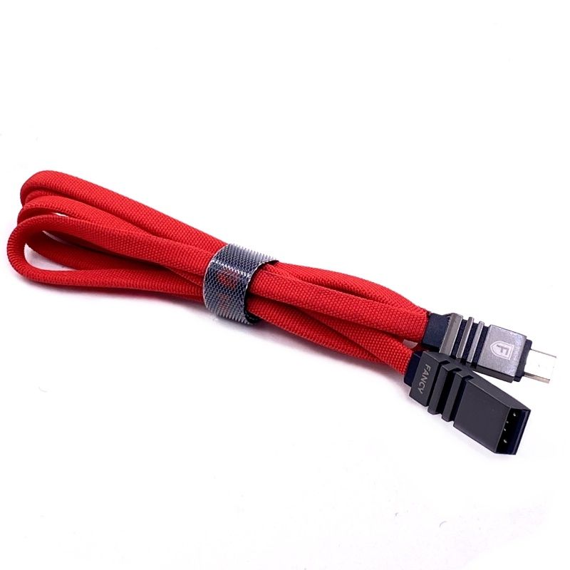 Cabo de Dados Fancy CA222 - Para Usb Micro Usb/V8 - Vermelho