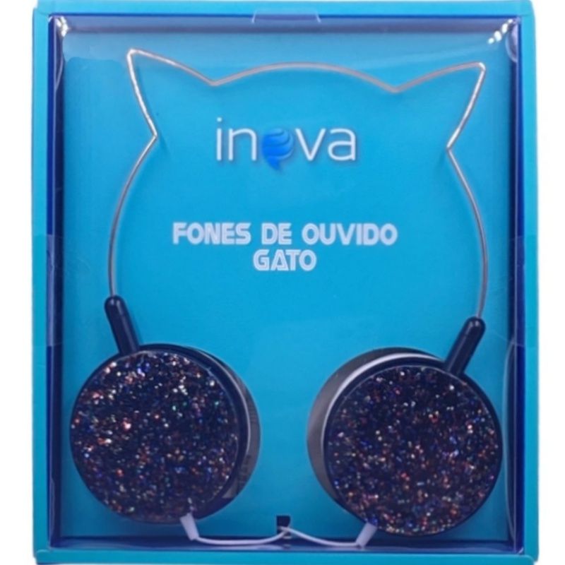 Fone de Ouvido - Headphone Inova Fon-7432 - Preto