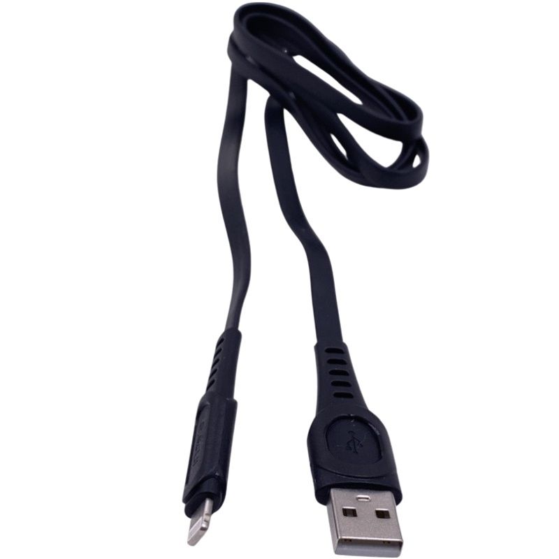 Cabo de Dados Flexível Usb Lightning Inova CBO-5839 - para IPhone/IPad/IPod - Preto