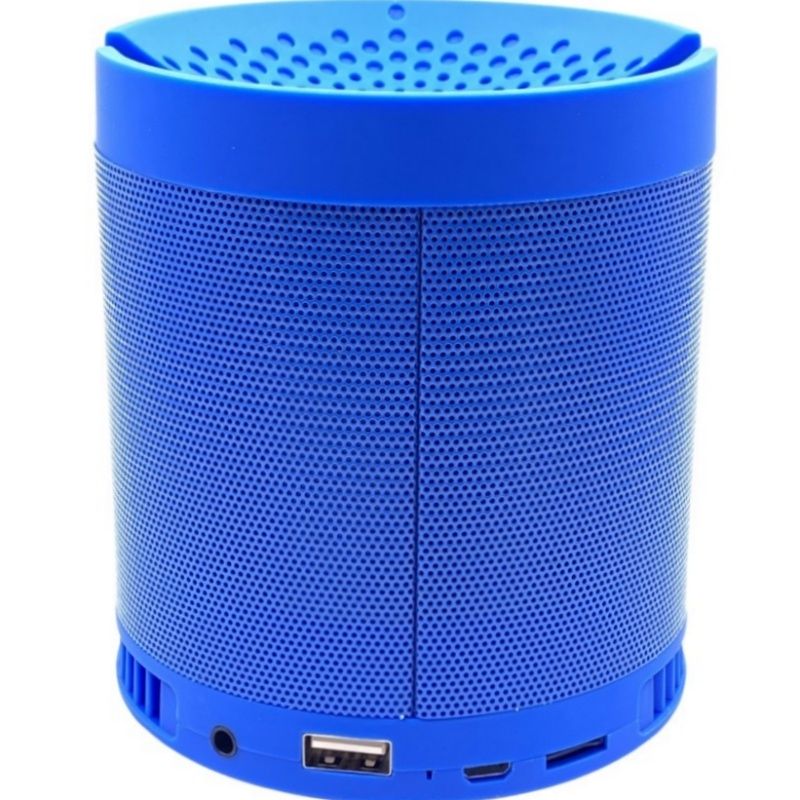 Caixa de Som Bluetooth Multifuncional Suporte H'Maston HF-Q3 - Azul Royal